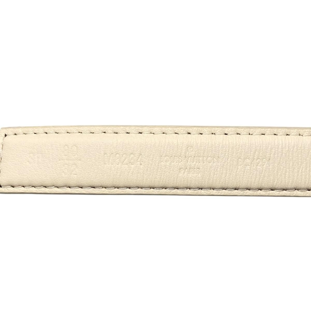 Louis Vuitton Belt Pretty Reversible Monogram Flower Brown Beige Gold — view 7