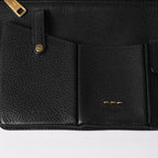Fendi Belt Bag Back Zucca Pattern Nylon Leather Black Gold — view 7
