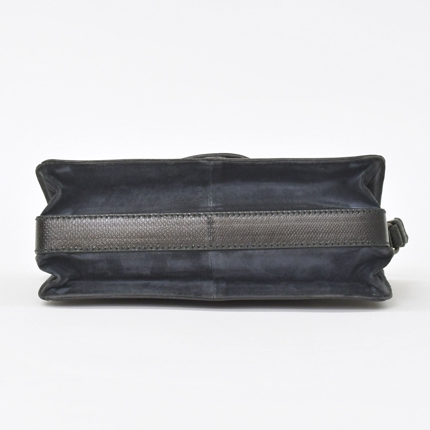 Bottega Veneta Intrecciato Rialto Chain Shoulder Bag Black — view 8