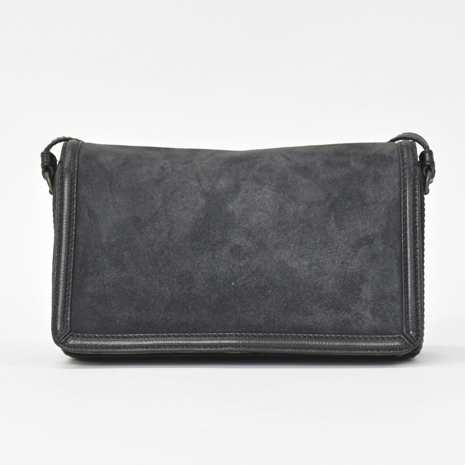 Bottega Veneta Intrecciato Rialto Chain Shoulder Bag Black — view 2