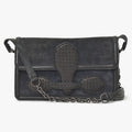 Bottega Veneta Intrecciato Rialto Chain Shoulder Bag Black