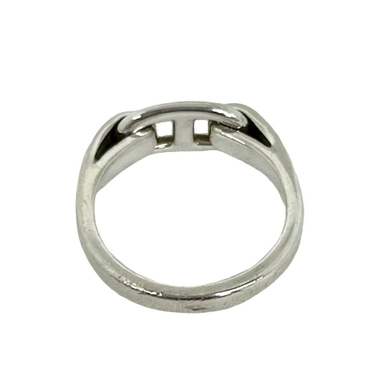 Hermes Chaine D'ancre Ring 925 Sterling Silver — view 7