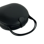 Loewe Vintage Anagram Leather Round Handbag Mini Tote Black — view 4