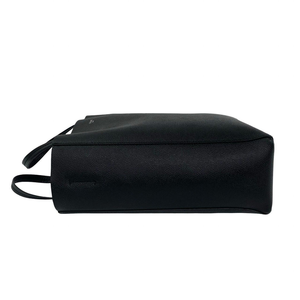 Celine Vertical Cabas Small Leather 2-Way Shoulder Bag Black — view 5