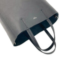 Celine Vertical Cabas Small Leather 2-Way Shoulder Bag Black — view 4