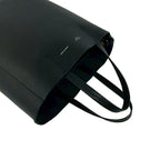 Celine Vertical Caba Small Leather 2-Way Shoulder Bag Mini Tote Black — view 4