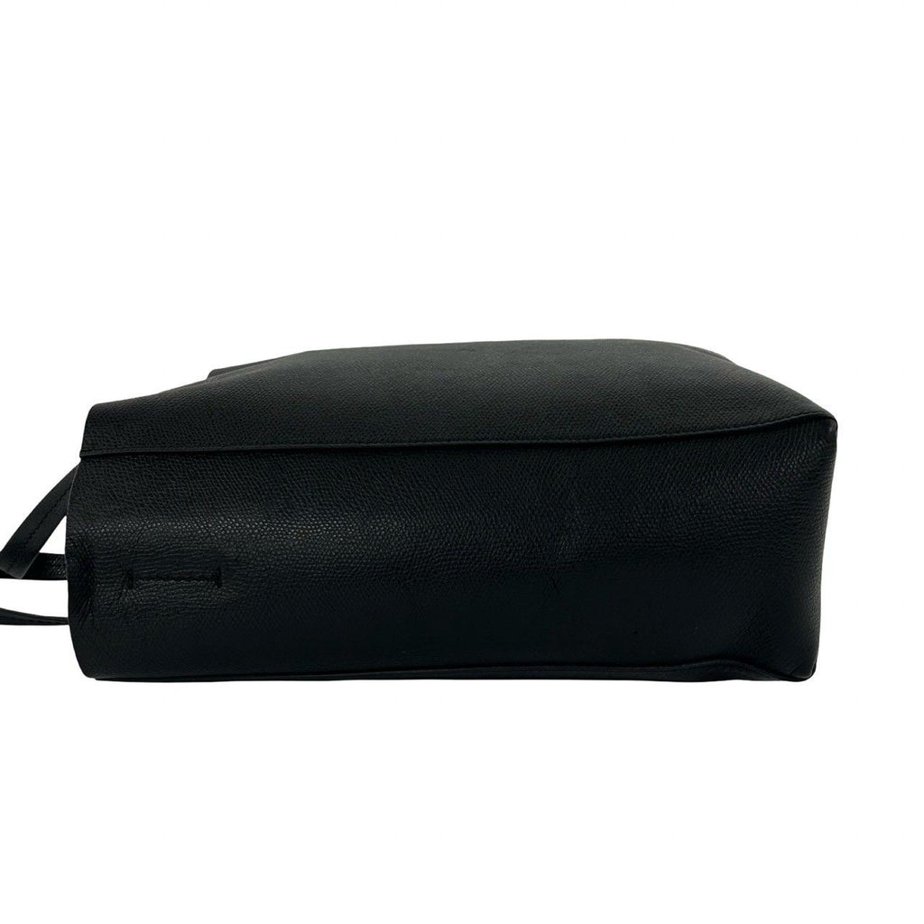 Celine Vertical Caba Small Leather 2-Way Shoulder Bag Mini Tote Black — view 5