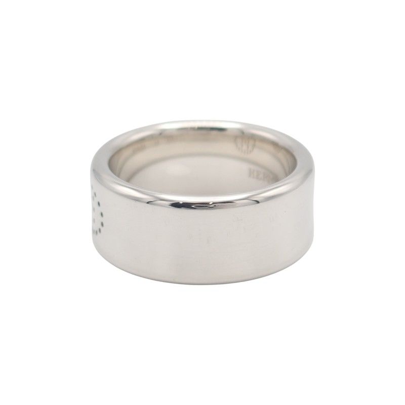 Hermes Eclipse Ribbon Ring 925 Sterling Silver Logo — view 2
