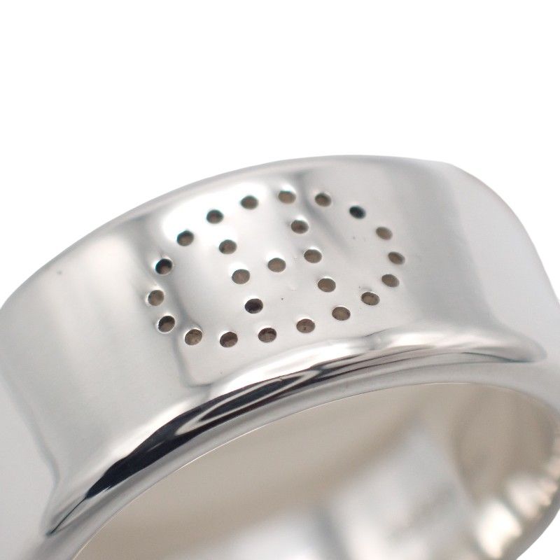 Hermes Eclipse Ribbon Ring 925 Sterling Silver Logo — view 5