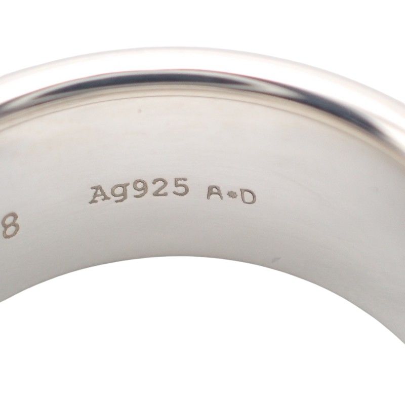 Hermes Eclipse Ribbon Ring 925 Sterling Silver Logo — view 7