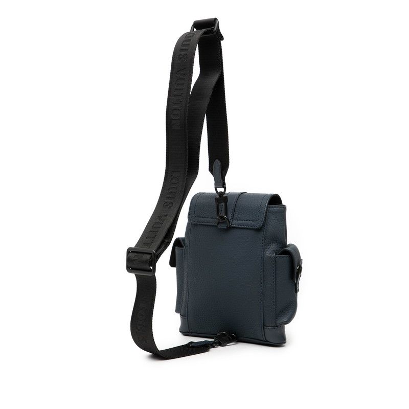 Louis Vuitton Christopher XS Shoulder Bag Navy Taurillon Leather — view 2