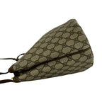 Gucci Vintage GG Logo Pattern Leather Shoulder Bag Crossbody Pochette Brown — view 5