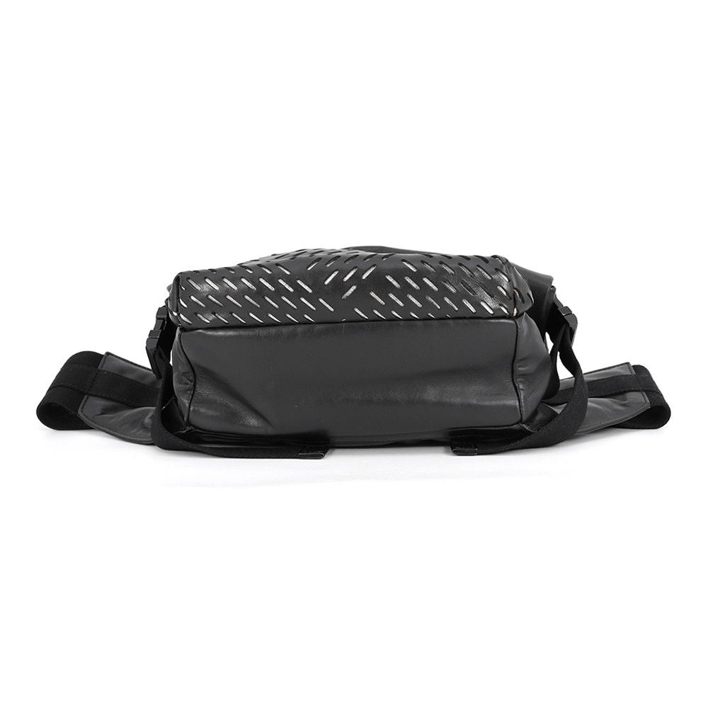 Bottega Veneta Belt Bag Perforated Leather Black — view 4