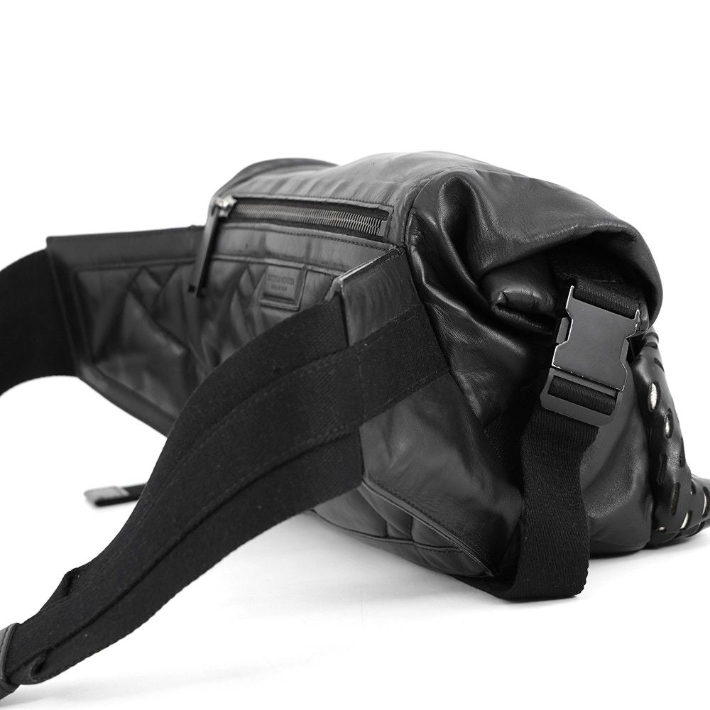 Bottega Veneta Belt Bag Perforated Leather Black — view 3