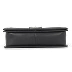 Chanel Chain Shoulder Bag Boy Large Quilted CC Logo Lambskin Black — view 3