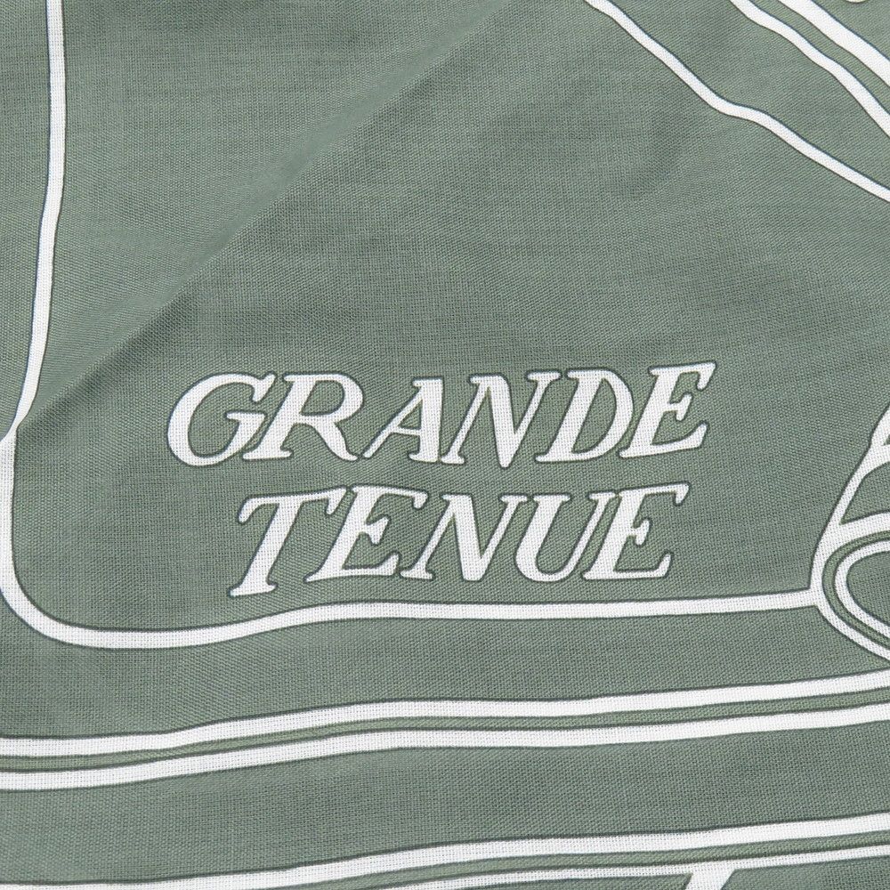 Hermes Scarf Losange Salonno Grande Tenue Cotton — view 6