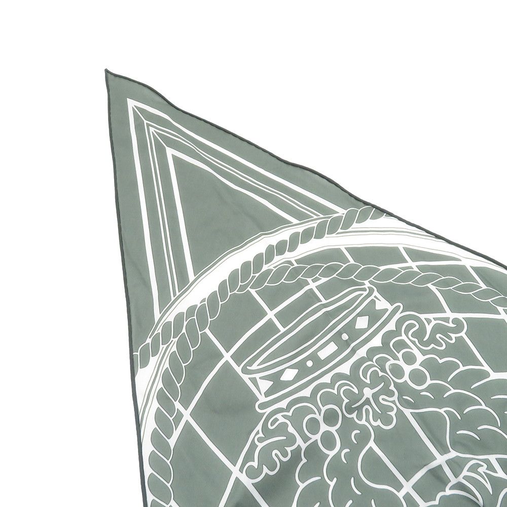 Hermes Scarf Losange Salonno Grande Tenue Cotton — view 2
