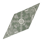Hermes Scarf Losange Salonno Grande Tenue Cotton