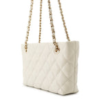 Chanel Chain Shoulder Bag Quilted CC Logo Timeless Classic Line Clutch Caviar — view 2