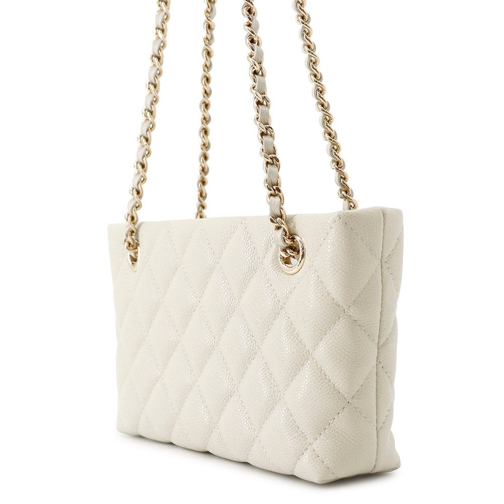 Chanel Chain Shoulder Bag Quilted CC Logo Timeless Classic Line Clutch Caviar — view 2