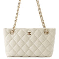 Chanel Chain Shoulder Bag Quilted CC Logo Timeless Classic Line Clutch Caviar