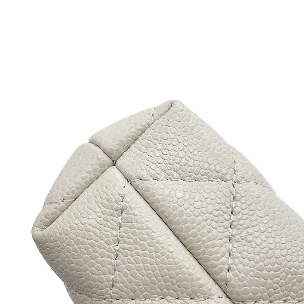 Chanel Chain Shoulder Bag Quilted CC Logo Timeless Classic Line Clutch Caviar — view 8