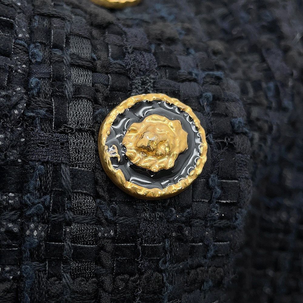 Chanel Dress Tweed 36 Black — view 7
