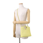 Chanel Chain Shoulder Bag Quilted Small Shopping Shiny Calfskin — view 5