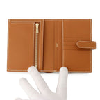 Hermes Bifold Wallet Bearn Compact Gold Epsom — view 4