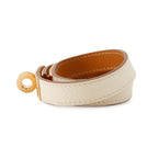 Hermes Bracelet Kelly Double Tour Cles Pink Gold Epsom T2 — view 2