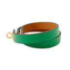 Hermes Bracelet Mini Kelly Double Tour Bamboo Gold Chevre Misor T2 — view 2