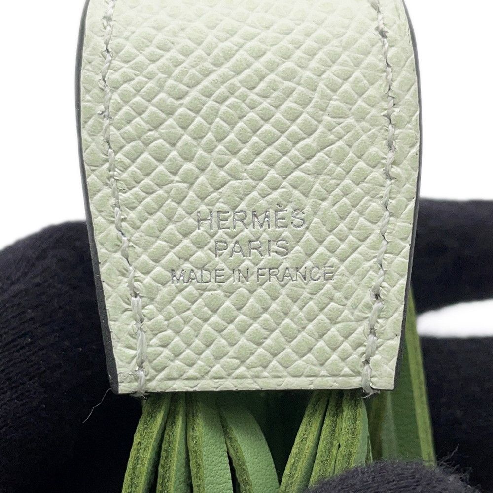 Hermes Bag Charm Poisson Celeste Vert Fizz Cricket Epsom Swift Fish — view 5