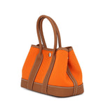 Hermes Tote Neo Garden 23 Party Gold Silver Toile Officier Negonda — view 2
