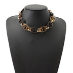 Hermes Necklace Eurydice Shoot Buffalo Horn Metal Choker — view 4