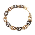 Hermes Necklace Eurydice Shoot Buffalo Horn Metal Choker