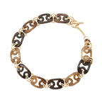 Hermes Necklace Eurydice Shoot Buffalo Horn Metal Choker