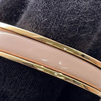 Hermes Bracelet Chaine D'ancre Mini Click PM Brown Glace Gold — view 8