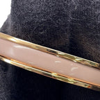 Hermes Bracelet Chaine D'ancre Mini Click PM Brown Glace Gold — view 7