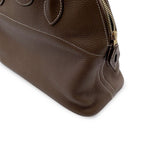 Hermes Handbag Bolide 31 Etoupe Gold Taurillon Clemence 2-Way — view 8
