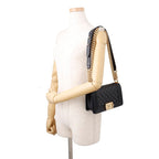 Chanel Chain Shoulder Bag Boy Small Quilted CC Logo Boy Black — view 4