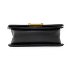 Chanel Chain Shoulder Bag Boy Small Quilted CC Logo Boy Black — view 3