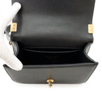 Chanel Chain Shoulder Bag Boy Small Quilted CC Logo Boy Black — view 7