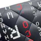 Chanel Wallet Typography Quilted CC Logo Bifold Leather Black — view 7