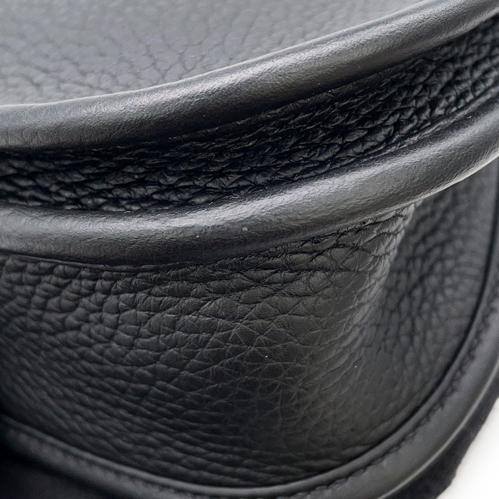 Hermes Shoulder Bag Evelyne 3 23 Black Silver Taurillon Clemence — view 6