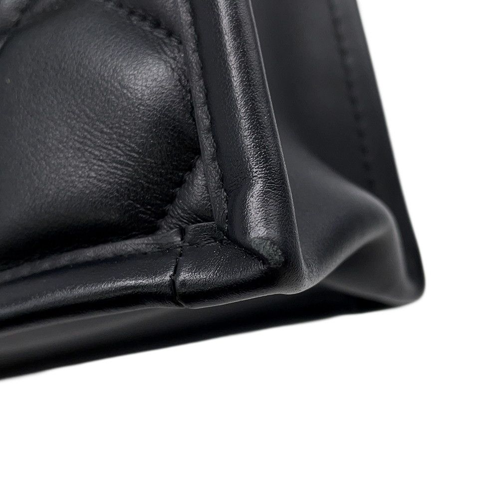 Dior Handbag Book Tote Mini Macro Cannage 2-Way Shoulder Black — view 8