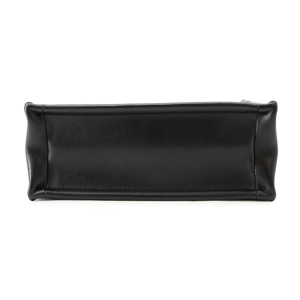Dior Handbag Book Tote Mini Macro Cannage 2-Way Shoulder Black — view 3