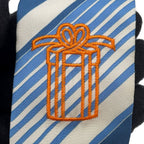Hermes Scarf Twill Ex Libris Embroidery Gift Box Silk — view 6