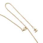 Chanel Necklace CC Logo Rhinestone Faux Pearl — view 5