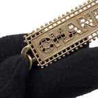 Chanel Necklace CC Logo Rhinestone Faux Pearl — view 7