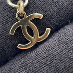 Chanel Necklace CC Logo Rhinestone Faux Pearl — view 8